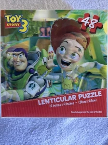 Toy Story 3 Lenticular Puzzle 48 Piece 12” X 9” ~ BRAND NEW - Picture 1 of 5