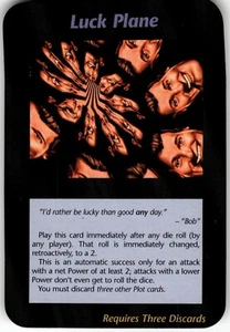 Luck Plane SubGenius Karte INWO Illuminati neues Wort Ordnung Spiel - Bild 1 von 3