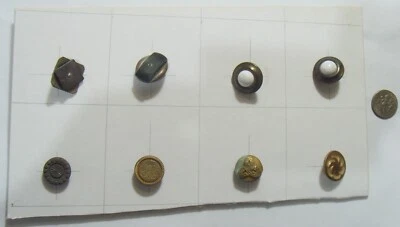 Early 1900s antique collector assorted buttons lot 54054 - Image 1 of 4