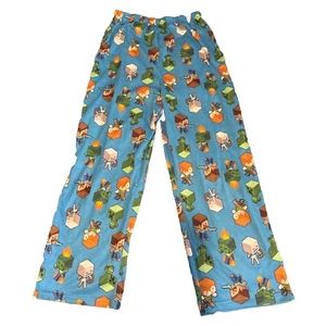 Minecraft Sleepwear Pajama Pants Boy's Size 12 Lounge ElasticWaist - Picture 1 of 1
