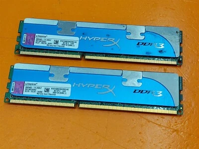 ⭐️⭐️⭐️⭐️⭐️ Kingston HyperX KHX1600C9AD3K2/4G DDR3 4GB (2x2GB) Desktop RAM Set - Image 1 of 3