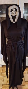 Damen Kostüm Kleid Karneval Scream Halloween Kostüm Gr.46/48 XXXL schwarz weiss - Bild 1 von 1