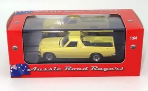 ROAD-RAGERS 1:64 1982 WB V8 TRADIES UTE 'CAMEO YELLOW' - NEW IN DISPLAY CASE - Picture 1 of 2