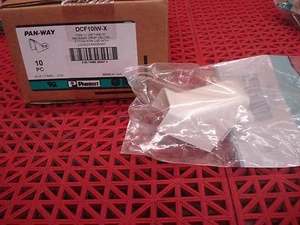 Box of 10 Panduit DCF10IW-X Pan-Way Type L or C Raceway Drop Ceiling NEW - Picture 1 of 4
