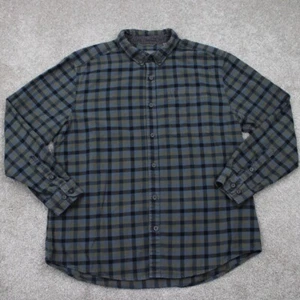 Royal Robbins Shirt Adult XL Green/Blue Plaid Standard Fit Cotton L/S Button - Picture 1 of 13