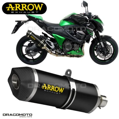 Muffler KAWASAKI Z 800 E 2015 2016 ARROW ALU Black CC RACE-TECH - image 1 of 4
