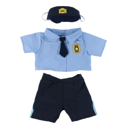 SPLODGE TEDDY PARTIES POLIZEI Outfit - Teddybär Kleidung PASST 16"/40cm BAUEN SIE IHREN EIGENEN BÄREN