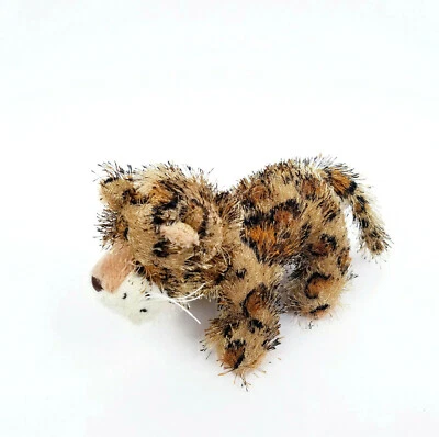 Ganz Webkinz Leopard Cat Plush Fuzzy Stuffed Animal Brown Spot HS031 No Code  - Image 1 of 4