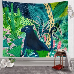 Black Panther Jungle Tapestry 30" by 24" - Bild 1 von 1