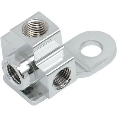 Drag Chrome Brake Line T Junction Rear fits 1958-1969 Harley FL FLH OEM 8356651 - Image 1 of 1