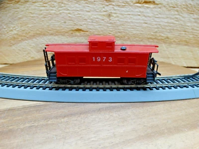 TYCO HO Scale 33' Center Cupula Caboose 1973 - Image 1 of 4