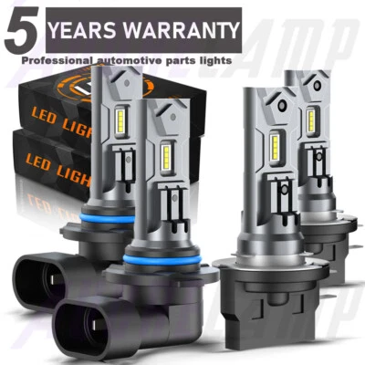 FOR Hyundai Veloster 2013-2017 H7+H11B LED Headlight High Low Beam White Bulbs - Image 1 of 4