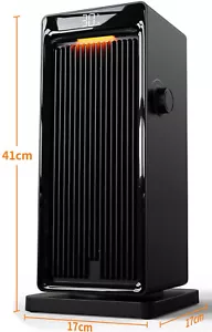 OMISOON Heizlüfter 2000W, ECO heizlüfter energiesparend leise, PTC Keramik - Bild 1 von 7