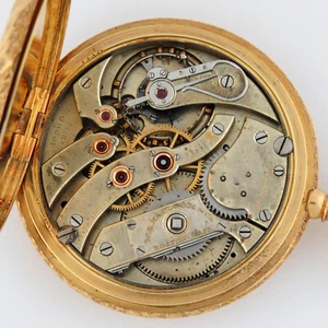 Haas Neveux Swiss 18K Gold 21j Extra Geneva Seal Open Face OF Taschenuhr 50mm - Bild 1 von 7