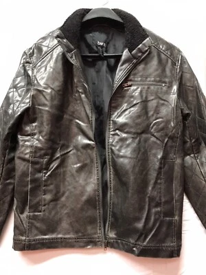 mens Faux Leather Spring Lightweight jacket. L - Image 1 of 4