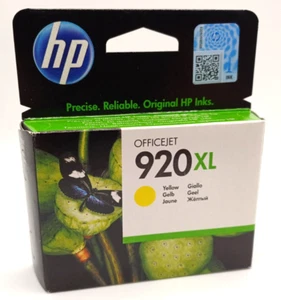 Genuine HP 920XL Yellow Ink Cartridge CD974AE - Picture 1 of 3
