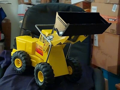 RUGGED & ATTRACTIVE VINTAGE TONKA 1970'S TURBO DIESEL FRONT LOADER, 24" LONG, VG - Image 1 of 4
