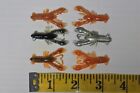 100 Mini Crawfish Fishing Lures - 1 1/2" Jiggin Craw - Crappie/Bream/Bluegill