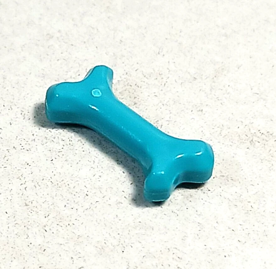New LEGO Femur Bone Treat Dark Turquoise Spoiled Dog Tough Alley Cat Food Unique - Image 1 of 1