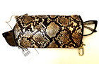 Étui sac lunettes de soleil double face HOBO ~ serpent doré ~ SPARK avec clip neuf avec étiquettes