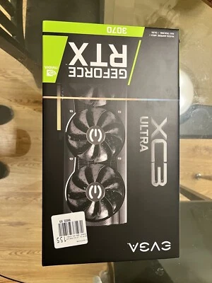 EVGA GeForce RTX 3070 XC3 ULTRA 8GB GDDR6 Graphics Card - Image 1 of 2