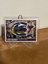 Levi Haines PSU Penn State Wrestling Big Ten Champion Autograph Auto Custom Card
