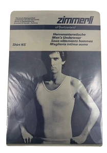 ZIMMERLI CANOTTIERA IN JERSEY DI LANA BIANCO LATTE - Foto 1 di 2