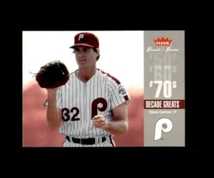 2006 FLEER GREATS OF THE GAME BASEBALL DECADE GREATS #DEC-SC STEVE CARLTON 