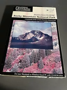 NATIONAL GEOGRAPHIC DESTINATION CD ROM ROCKY MOUNTAIN NATIONAL PARK NEW VINTAGE - Picture 1 of 4