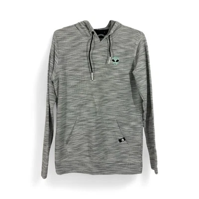 Dikotomy Chills Alien Grey Sweater Shirt Hoodie Pullover Size M Foto 1 de 4