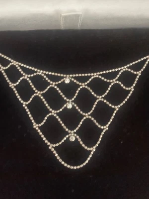 Collar estilo encaje oro blanco y diamantes Foto 1 de 4