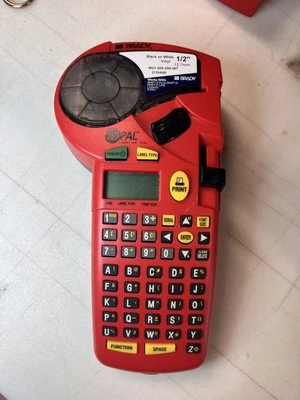 Brady Handheld Portable Label Maker  TESTED for Power ONLY - Image 1 of 3