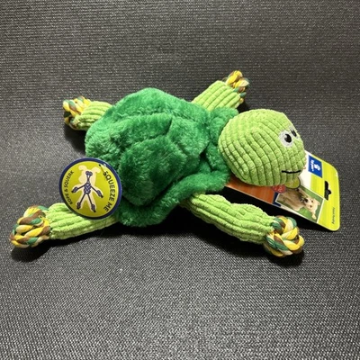 Top Paw 🐢 Juguete para perro cuerda de cuerpo anudada tortuga chirrido peluche lindo resistente Foto 1 de 4