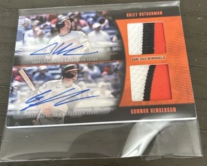 2025 Topps Series 2 Henderson/Rutschman Dual Auto Relic MLMDA-RHE Ships Free! - Picture 1 of 2