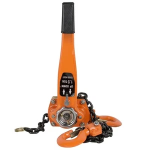 1.5 Ton Chain Hoist 3000lb Capacity Lever Block Lift Ratchet Winch Tool - Picture 1 of 7