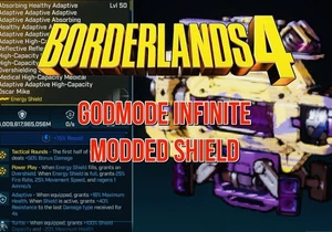 Borderlands 4 Nivel 50 Ultra Modded Invincibility Shield XBOX X/S PS5 PC SWITCH - Imagen 1 de 3