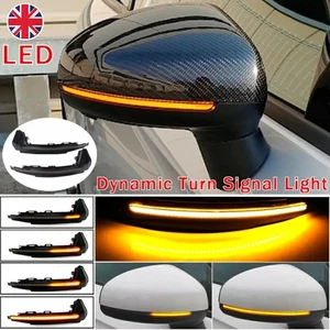 Dynamic LED Side Mirror Indicator Turn Signal Lights for Audi A1 S1 8X 2011-2019 - Picture 1 of 6