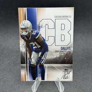 CAELEN CARSON 2024 Topps Signature Class Rookie BRONCE #95 Dallas Cowboys - Imagen 1 de 2