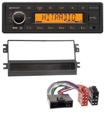 Continental 1DIN DAB MP3 AUX USB Autoradio für Kia Clarus Carens FL Carnival Spo - Bild 1 von 4