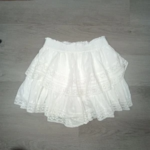 American Eagle weiß gefüttert elastisch Spitze Rock Skort bequem Lagenlook Small - Bild 1 von 4
