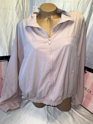 Victorias Secret PINK Wind Breaker Full Zip Light Pink XXL LAST ONE - Image 1 of 2