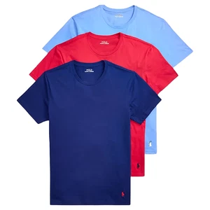 Polo Ralph Lauren Herren 3er Pack klassische Rundhalsausschnitt Unterhemden mehrere Farben Medium - Bild 1 von 6