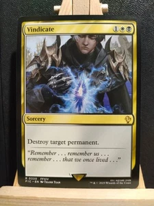 Vindicate - Final Fantasy Commander - Rare - NM (see pics) MTG - Picture 1 of 3