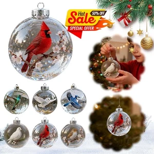 Nature’s Birds Crystal Glass Ornament Set, Cardinal Bird Glass Christmas Tree - Bild 1 von 21