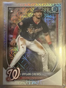 2025 Bowman Chrome Dylan Crews #3 Mega Box Mojo Refractor RC WSH Nationals - Picture 1 of 5