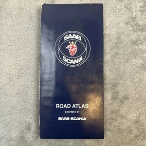 Saab-Scania Vintage Road Atlas. Printed In The USA In 1985. PN02-98-695. Rand Mc - Picture 1 of 14