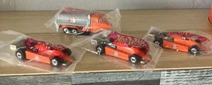 4 Hot Wheels Gulf Oil Gas Promo Advertising Sealed In Bag 1991 - Picture 1 of 2