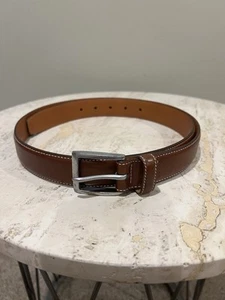 Polo Ralph Lauren Italian Leather Belt Men's 38 EUC - Picture 1 of 8