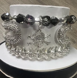 Bombe Party Halloween Stapel 2025 Silber Jenseits des Glitzerschleiers ST21638 - Bild 1 von 6