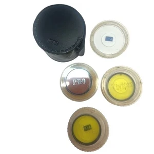 Japan Vivitar Set 3 Filters 55mm Camera Lenses In Snap Case See Description - Picture 1 of 4